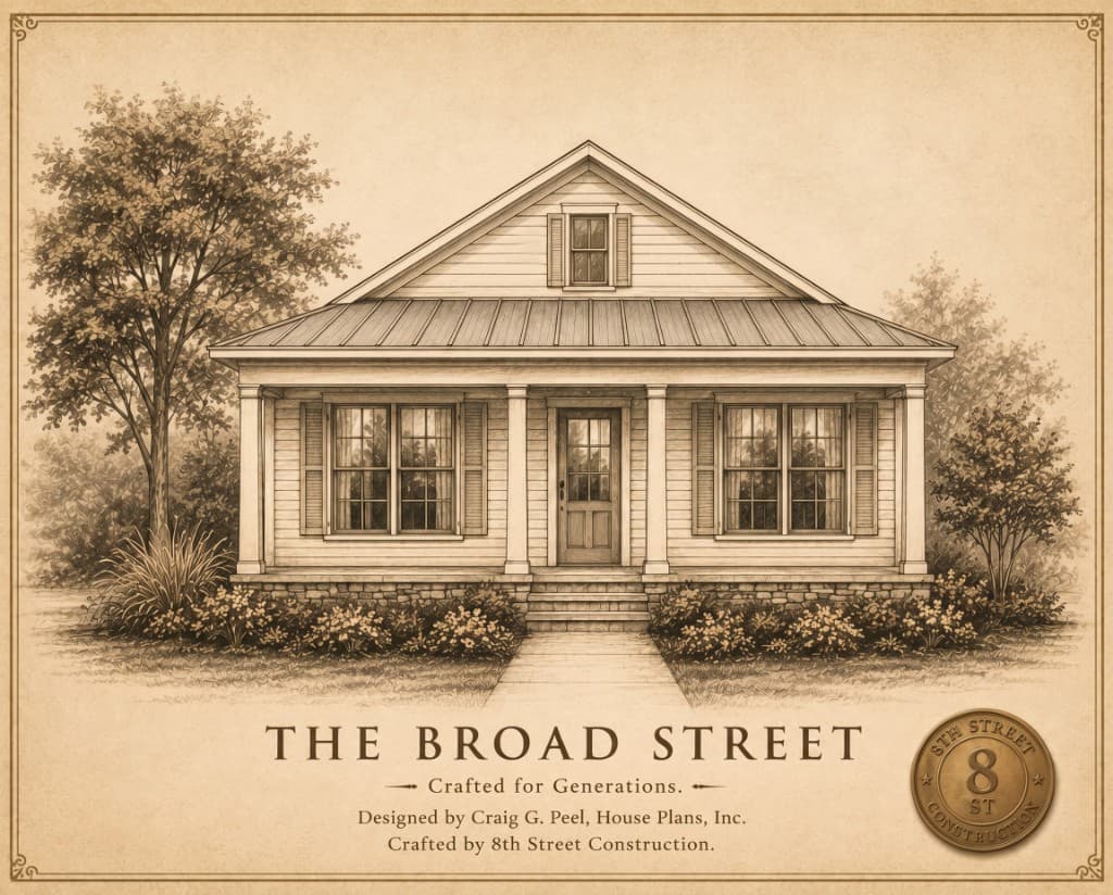The Broad Street — architectural portrait rendering