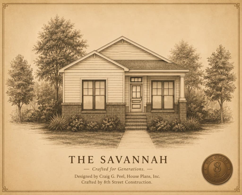 The Savannah — architectural portrait rendering
